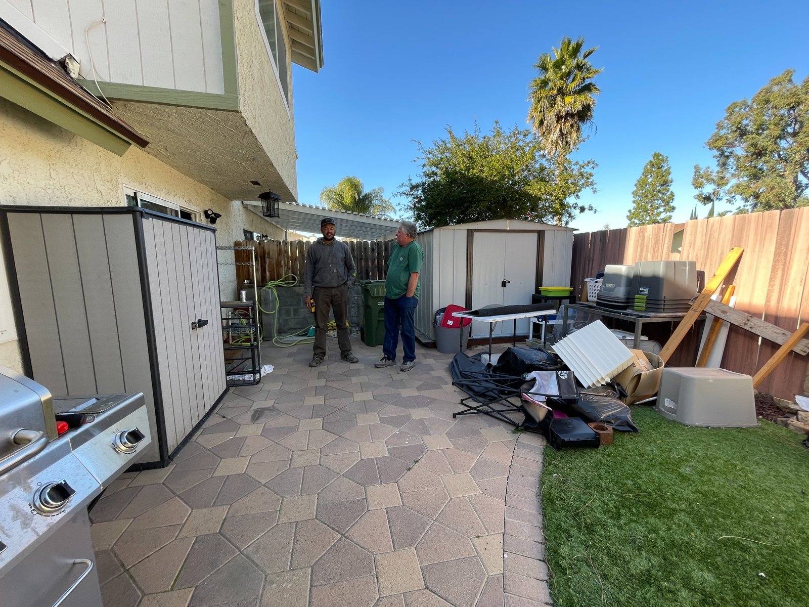 Simi Valley backyard before